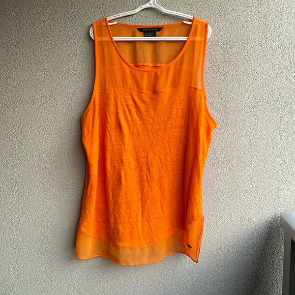 Armani exchange linen Tank top - Picture 1 of 5